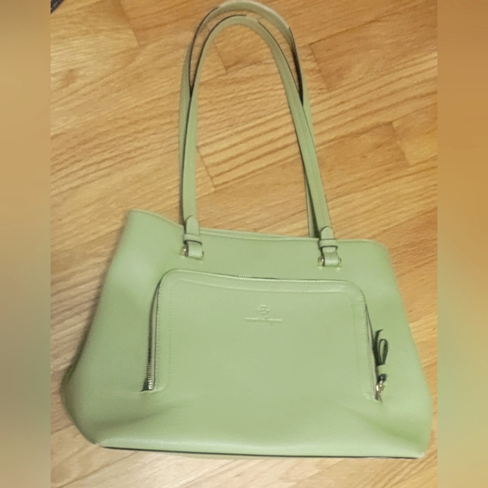 Nanette Lepore Light Avocado Green Shoulder Bag